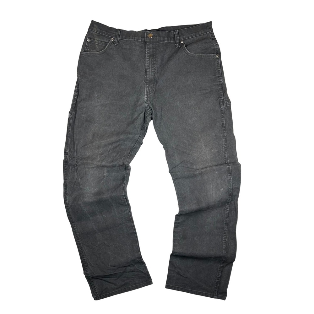Dickies Men's Black Carpenter Pants Workwear Straight Fit Size‎ 36x34
